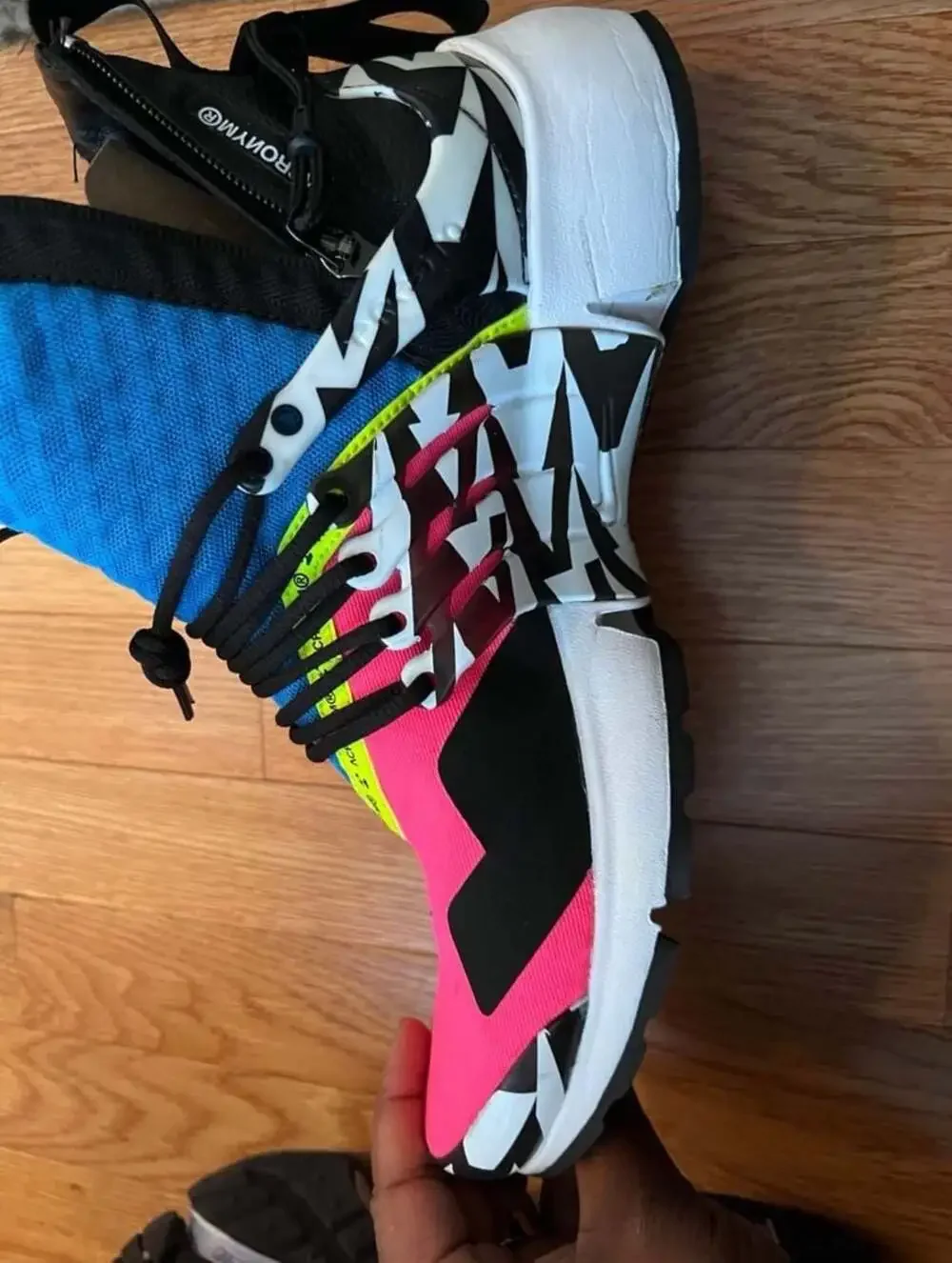 Nike Air Presto Mid x Acronym Racer Pink Photo Blue